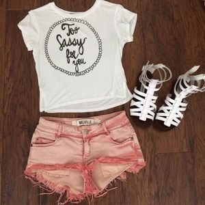 Brandy Melville Pink Shorts