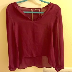 Chelsea Flower - 'Edeline' blouse w/ slit sleeves