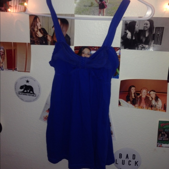 Blue tank top