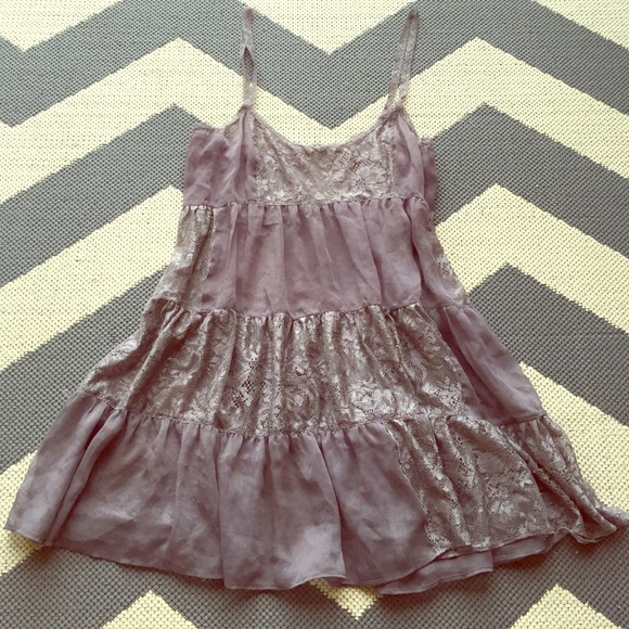Free People sheer lace dress