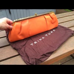 Trina Turk Mulholland Leather Clutch