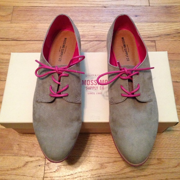 Pink Oxford Shoes