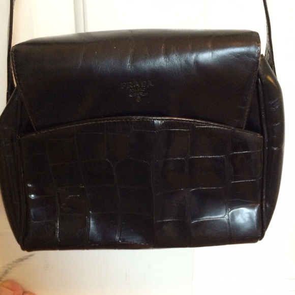 Prada Black Vintage Leather Bag