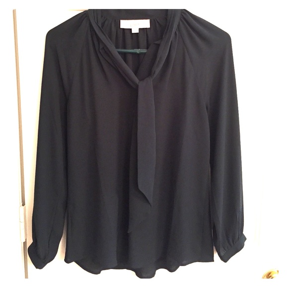 LOFT blouse in evergreen