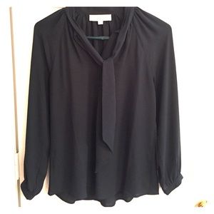 LOFT blouse in evergreen