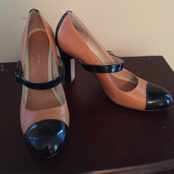 Enzo Angiolini Shoes - Enzo Angiolini Tan and Black Heels