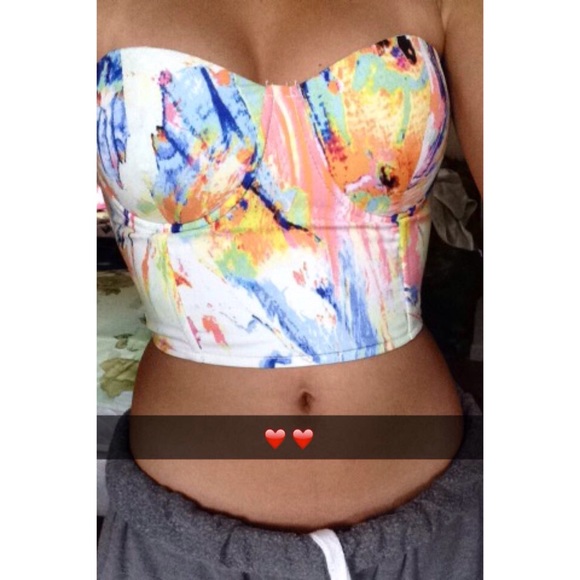 LF bustier crop top - Picture 3 of 3