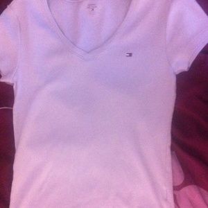 Sea foam Tommy Hilfiger v-neck