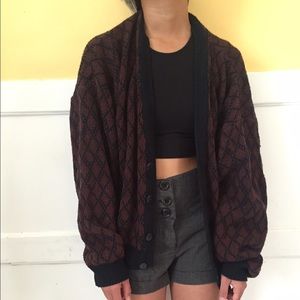 Oversized grandpa cardigan