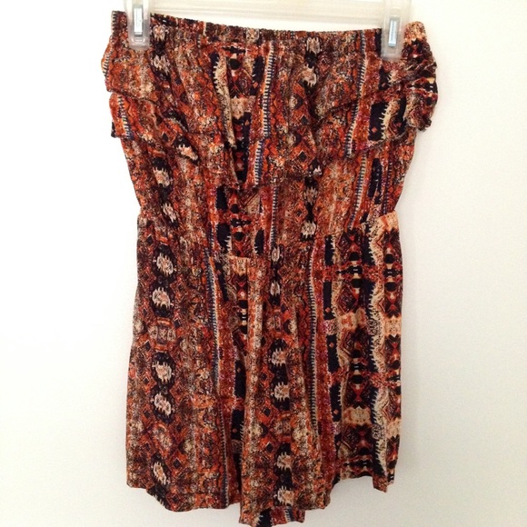 Tribal Print Romper
