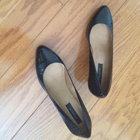 Ann Taylor Leather Snakeskin