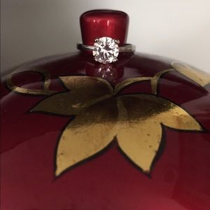 8mm CZ Stainless Steel Solitaire