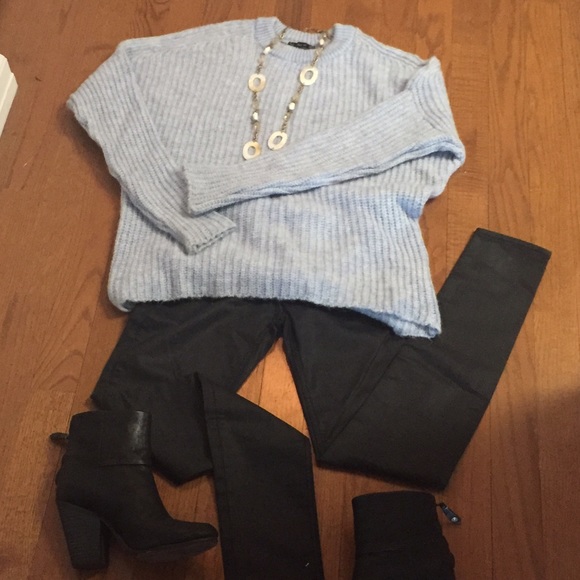 Zara Sweaters - Light Blue Zara Sweater