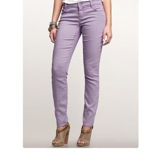 GAP always skinny lavender skimmer jeans