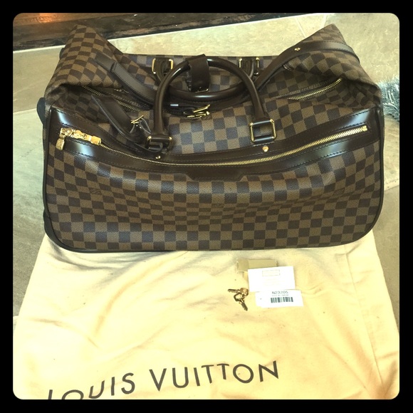 Authentic Louis Vuitton rolling duffle