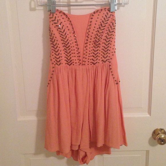 Beaded romper