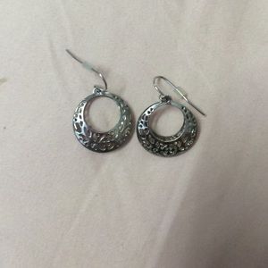 Silver earrings