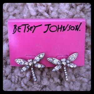 Betsy Johnson Dragonfly earrings