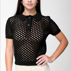 AA Open Knit Tennis Shirt