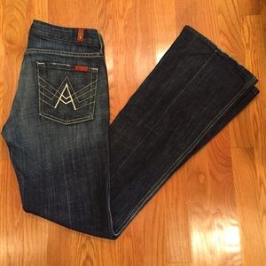 7 for All Mankind "A" pocket jeans