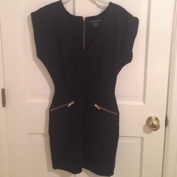 French Connection zipper dress