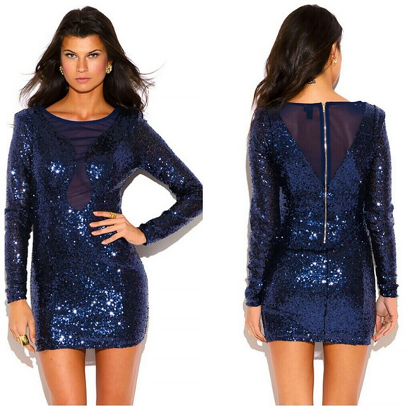 🔥2X HP🔥 Sequin Mini Cocktail Dress - Picture 2 of 3
