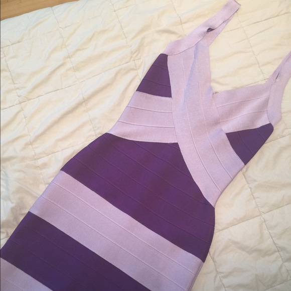 Never been worn purple bandage dress