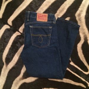 Lucky Brand Cropped Straight Leg Jeans