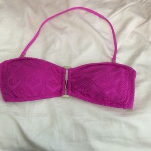 Pink bathing suit top