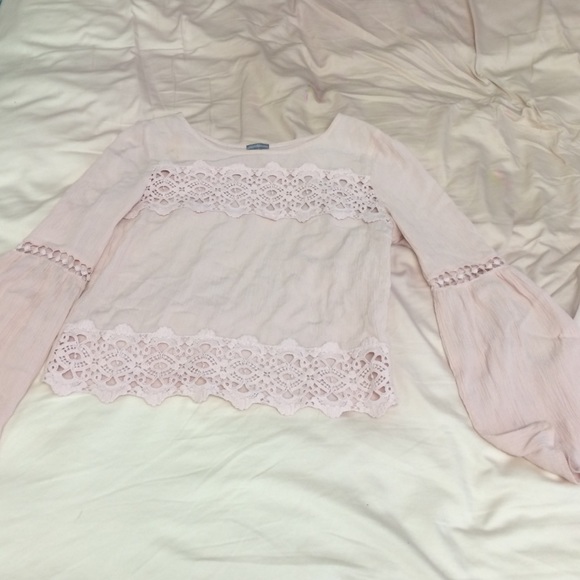 Light pink top