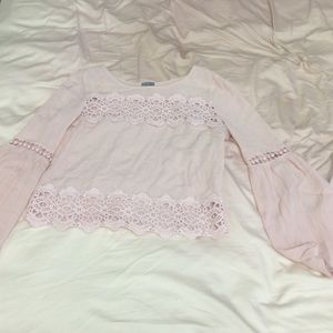 Light pink top