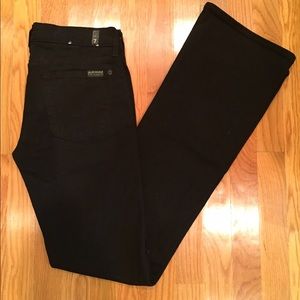 7 for All Mankind Black bootcut jeans