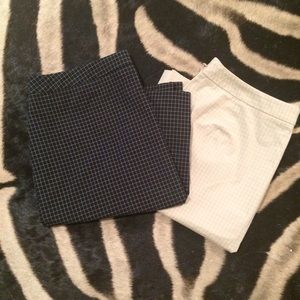 Valerie Stevens Black + Beige Skirts- Bundle of 2