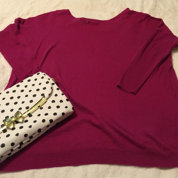 MODA International Raspberry Sweater - Picture 3 of 4