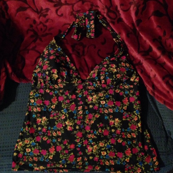 Flowery tankini - Picture 1 of 2