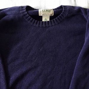 LL bean navy sweater