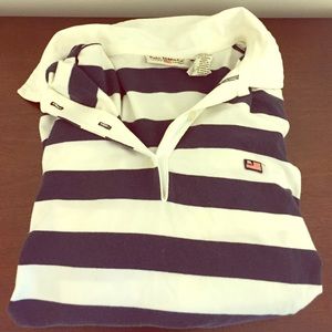 Polo collared long-sleeve