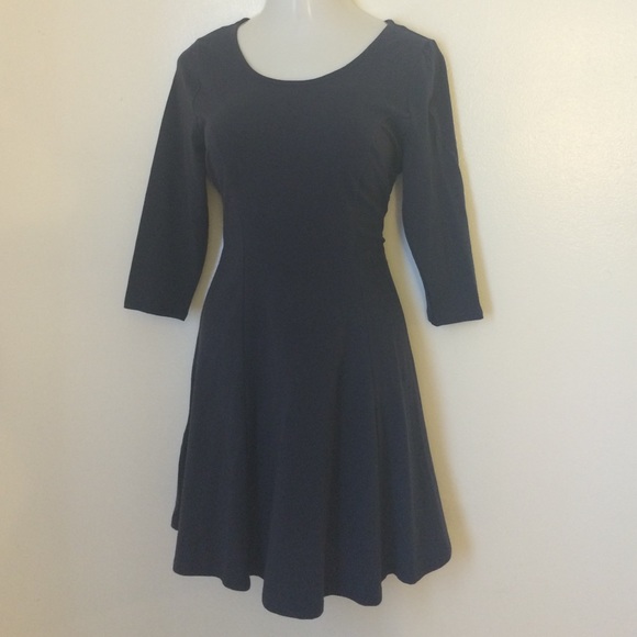 Forever 21+ A-line stretch Charcoal Dress.