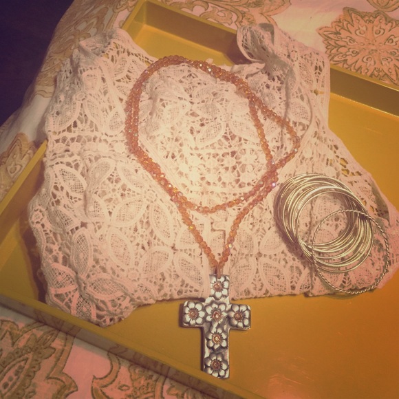 NWOT Lace Vest