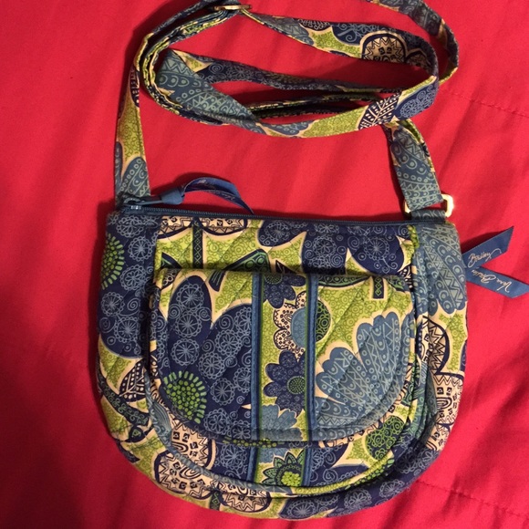 Vera Bradley doodle daisy Lizzy purse