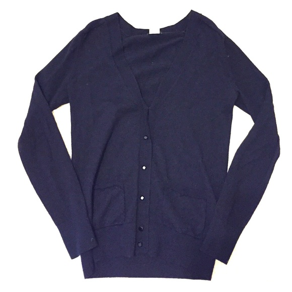 J.Crew navy wool sweater