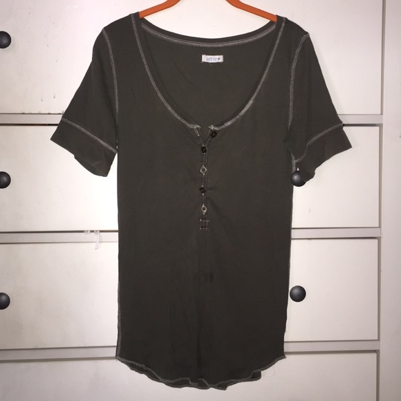 Aerie Henley Top