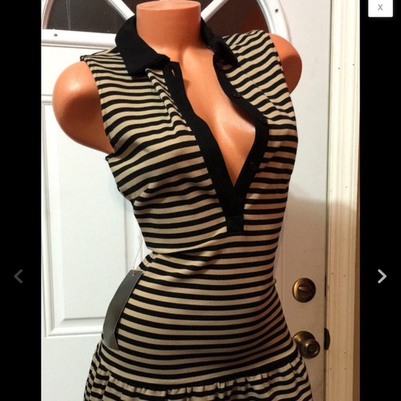 BEBE drop waist dress