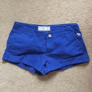 Blue shorts/brown short bundle