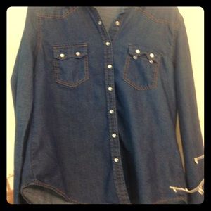 Soft denim Charlotte Russe shirt