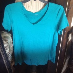 Turquoise green Old Navy shirt. Turquoise green Old Navy shirt.