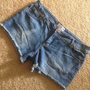 Denim shorts