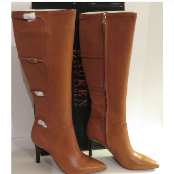 Ralph Lauren Vallerie-Bo-Drs Boots - NEW