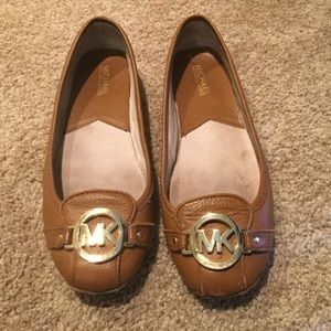 Michael Kors Fulton Moccasin Leather Flats