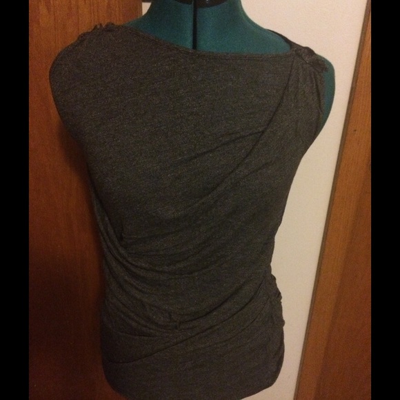 Elizabeth and James jersey draped top